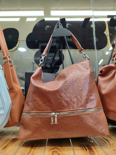 کیف چرم چروک لش