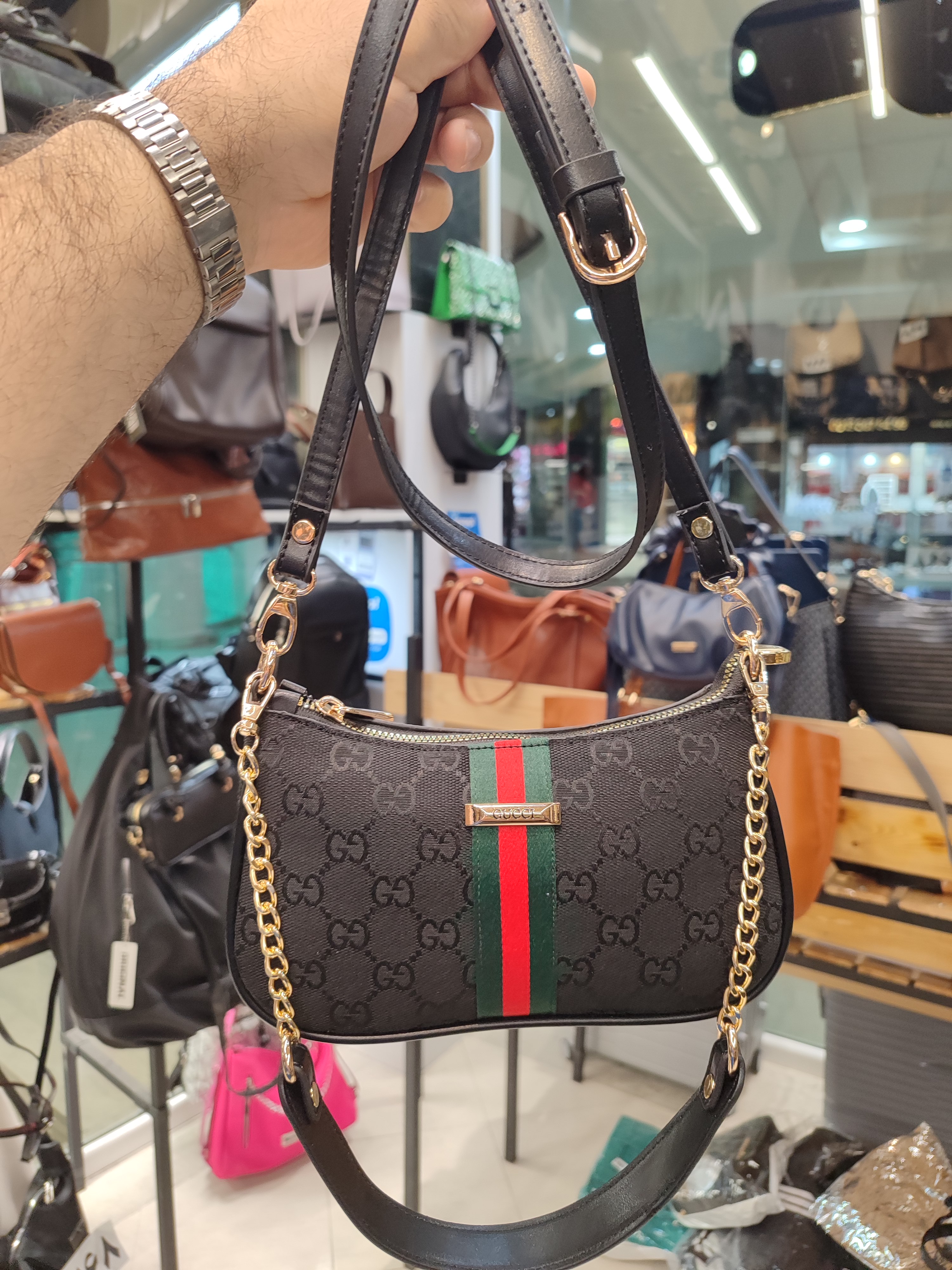 کیف هلالی چرم مصنوعی ترک وارداتی دوبند