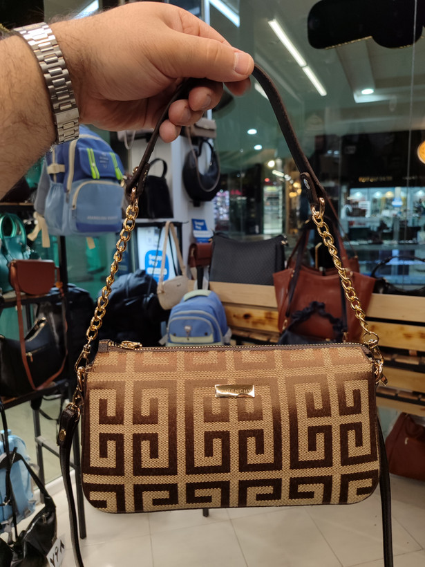 کیف چرم مصنوعی و پارچه وارداتی ترک مارک بادوبند